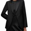 Women * | Afia Skye Blazer Allsaints Black