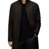 Men * | Centinal Overcoat Allsaints Brown