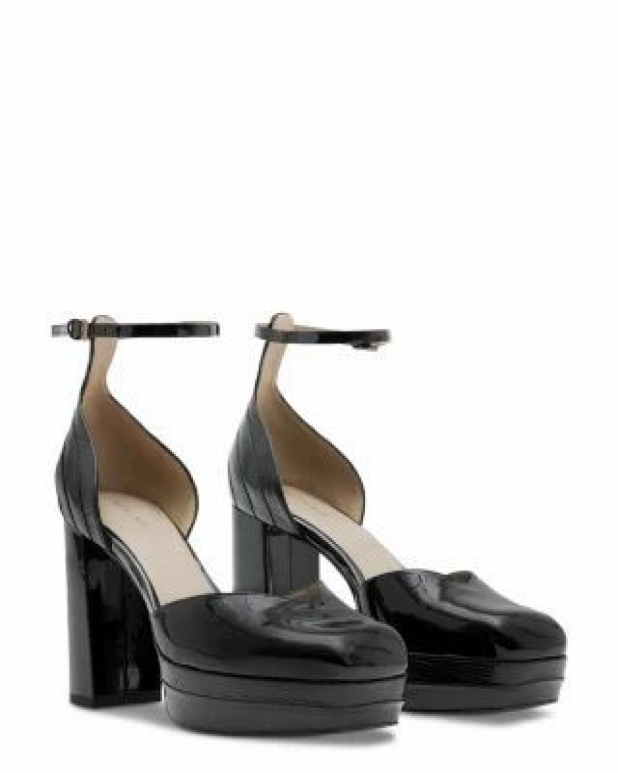 Shoes * | Women'S Tiffany Square Toe High Heel Platform D'Orsay Pumps Allsaints