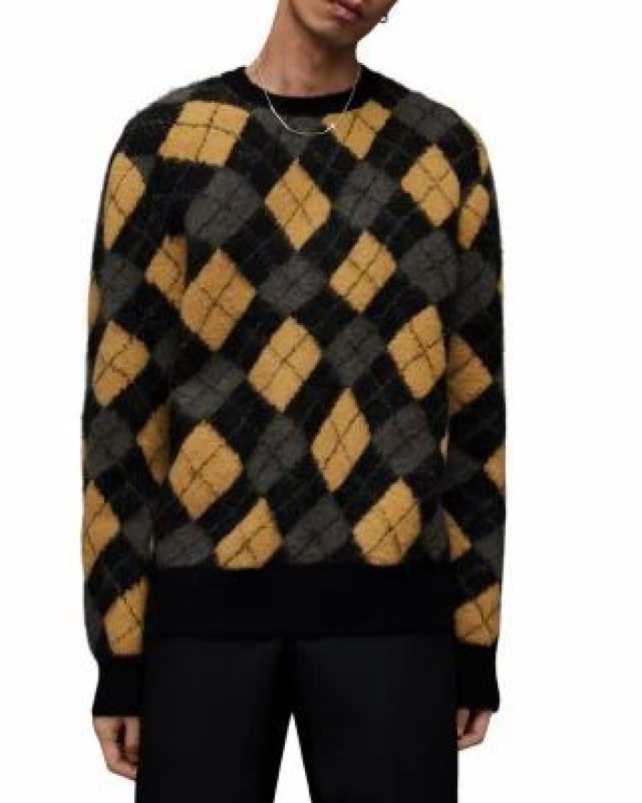 Men * | Fitzroy Crewneck Sweater Allsaints Multi