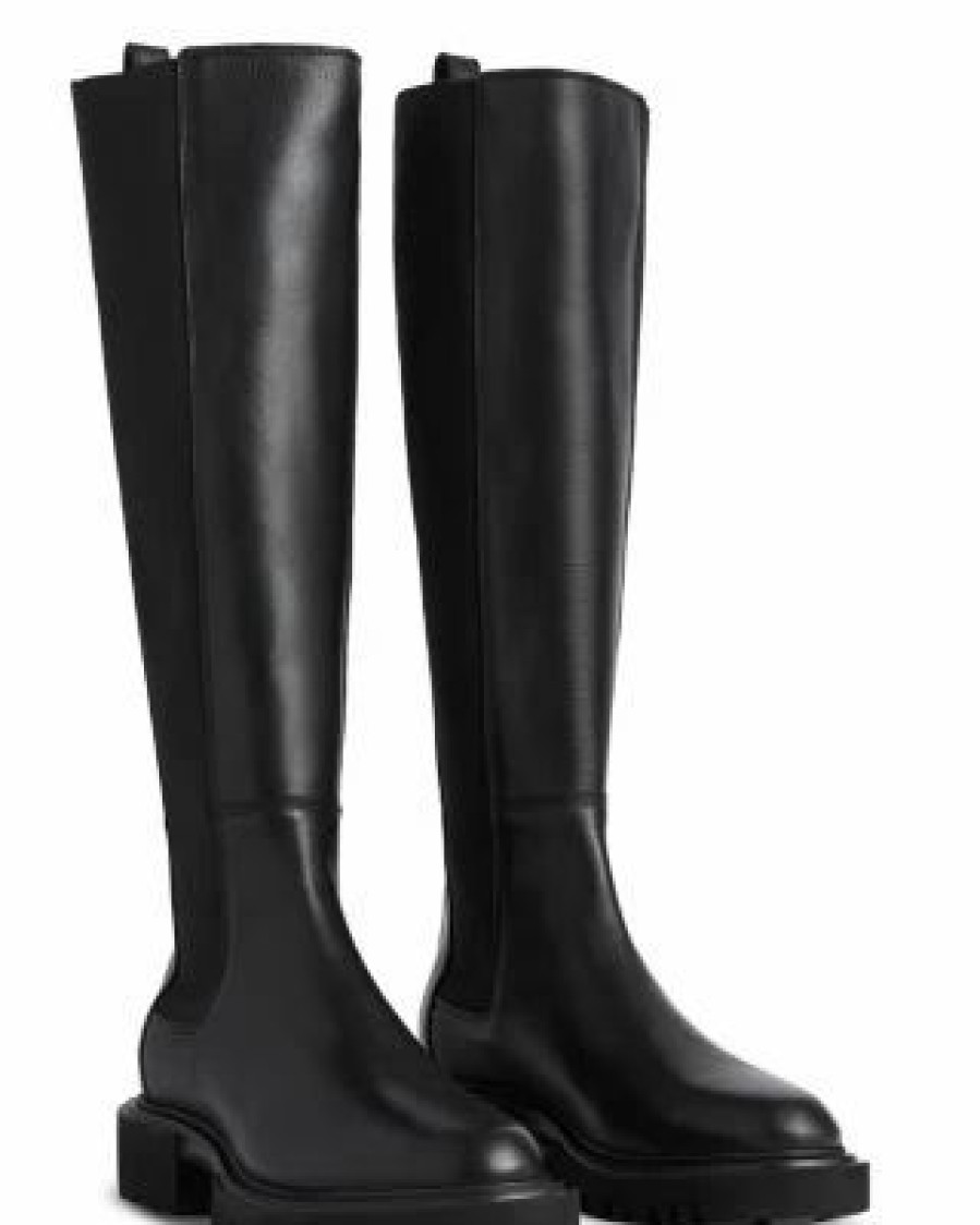 Shoes * | Women'S Maeve Pull On Riding Boots Allsaints Black