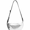 Accessory * | Half Moon Nylon Crossbody Bag Allsaints Silver