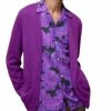 Men * | Kennedy Cardigan Sweater Allsaints Purple