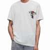 Men * | Magick Short Sleeve Crewneck Graphic Tee Allsaints White