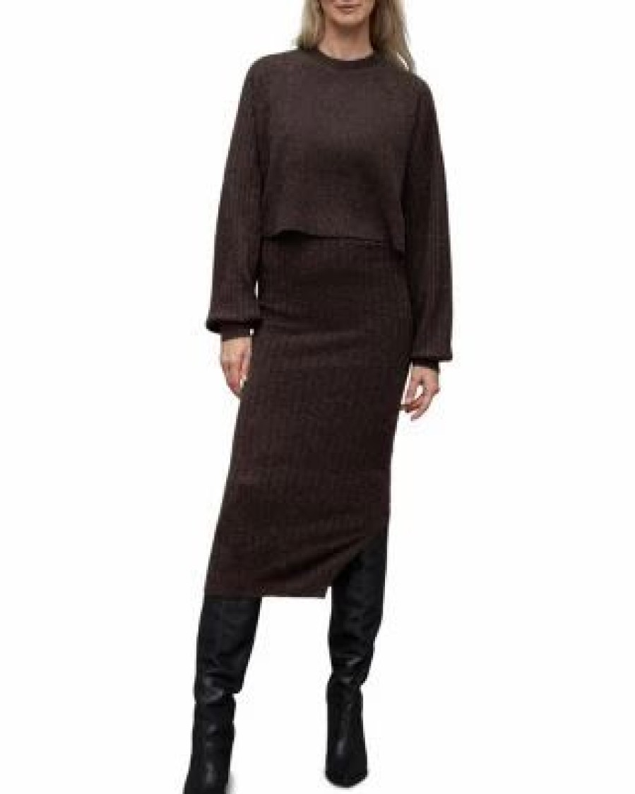 Women * | Margot Crewneck Dress Allsaints