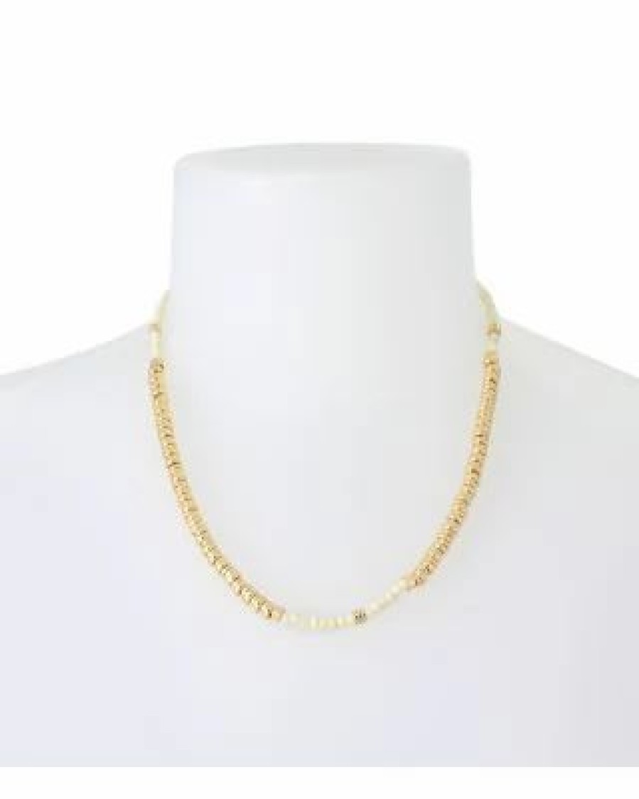 Accessory * | Mixed Bead Collar Necklace In Tone, 18 -20 Allsaints Gold