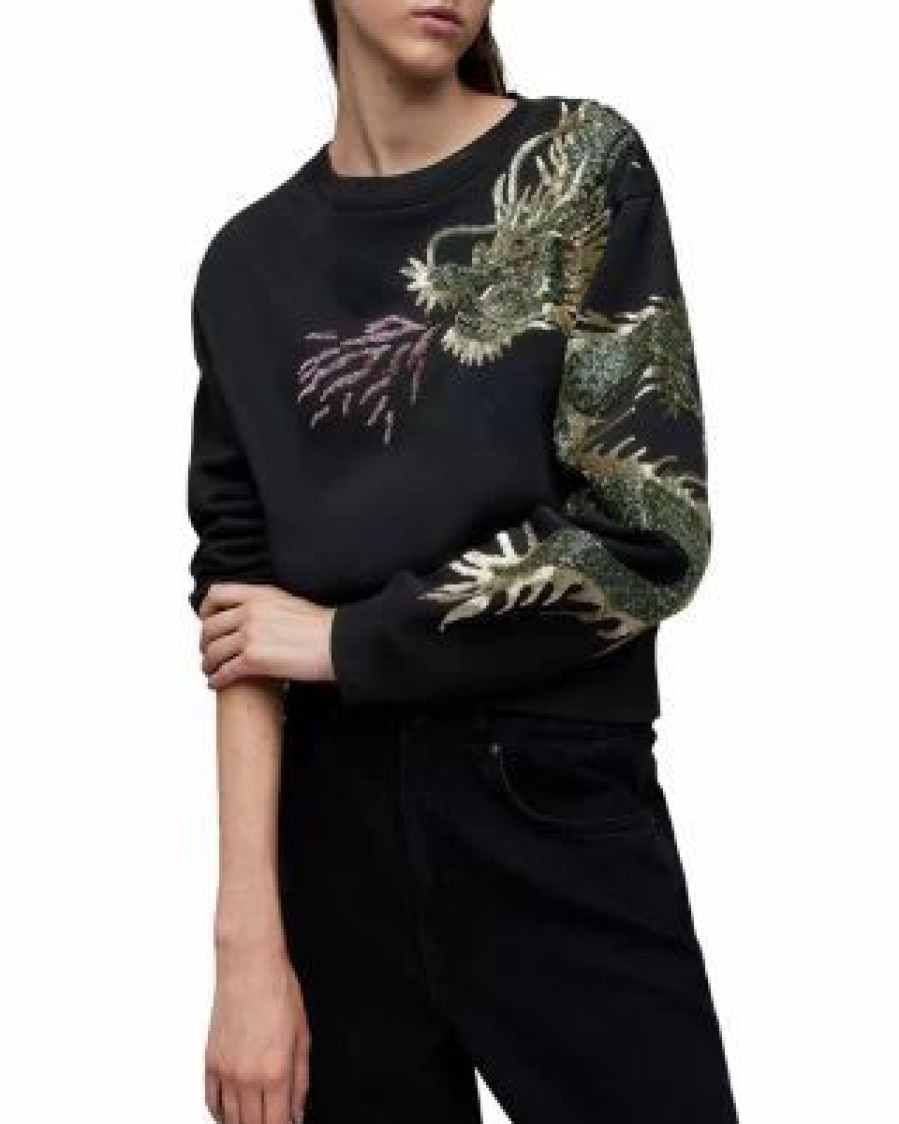 Women * | Dragon Separo Sweatshirt Allsaints