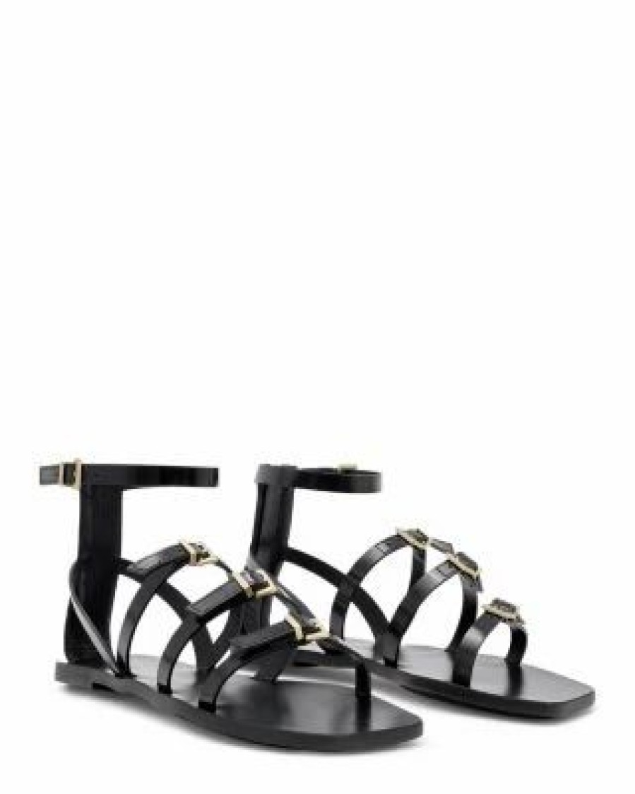 Shoes * | Women'S Lore Buckled Strappy Sandals Allsaints