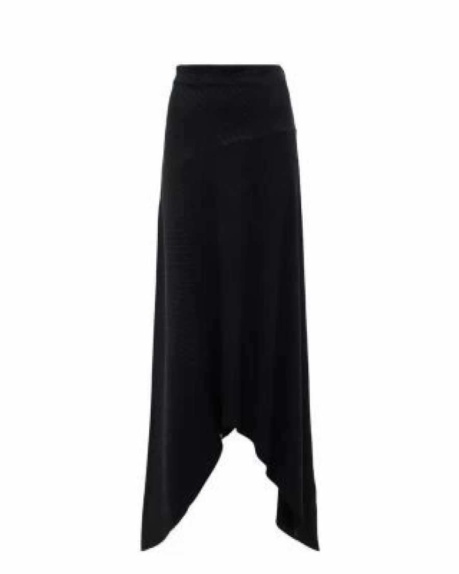 Women * | Gia Asymmetric Skirt Allsaints Black