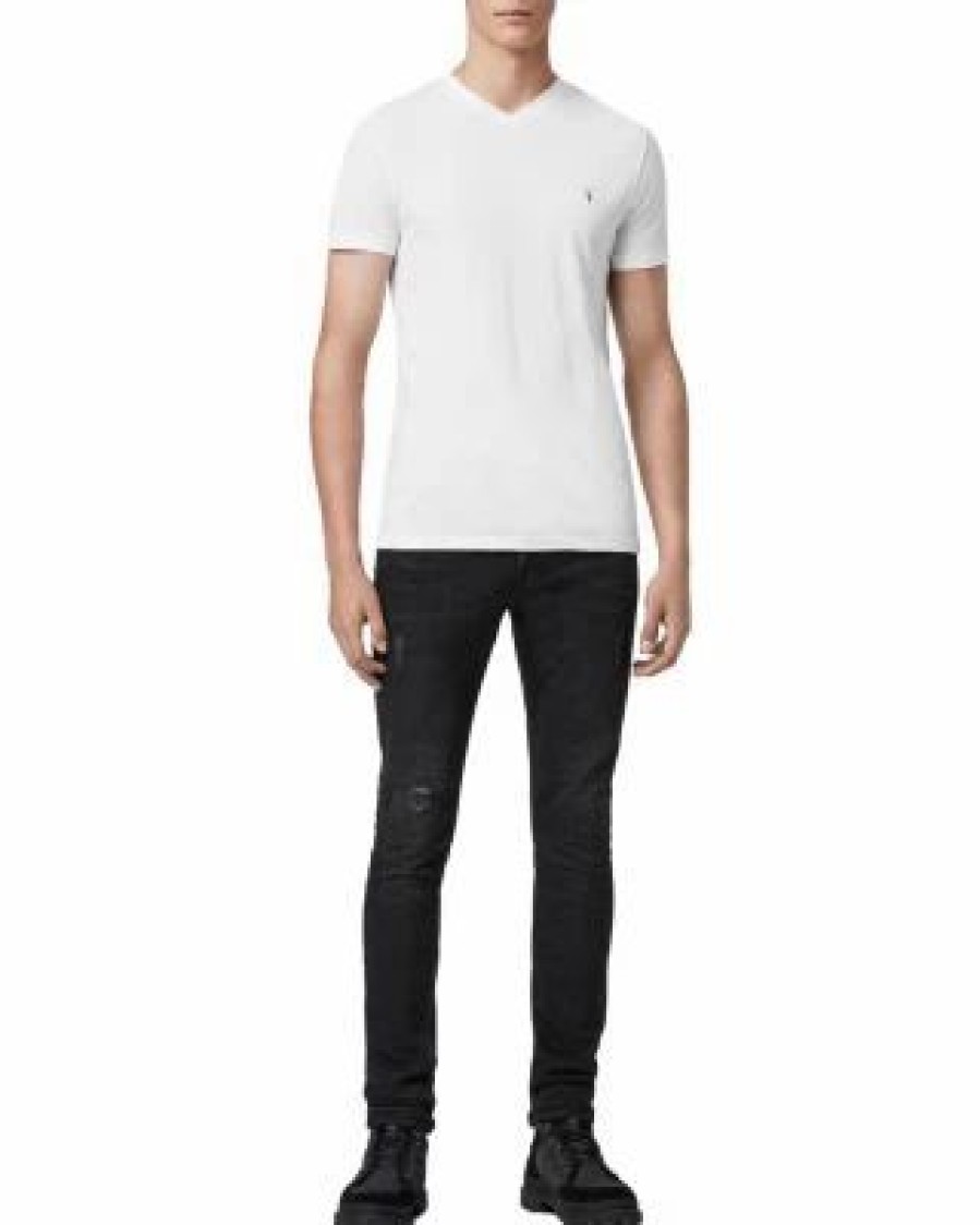 Men * | Tonic V-Neck Tee Allsaints White