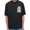 Men * | Oversized Short Sleeve Graphic Tee Allsaints Black