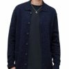 Men * | Cygnus Relaxed Fit Cardigan Sweater Allsaints Blue