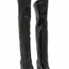 Shoes * | Women'S Reina Pointed Toe Over The Knee Boots Allsaints Black