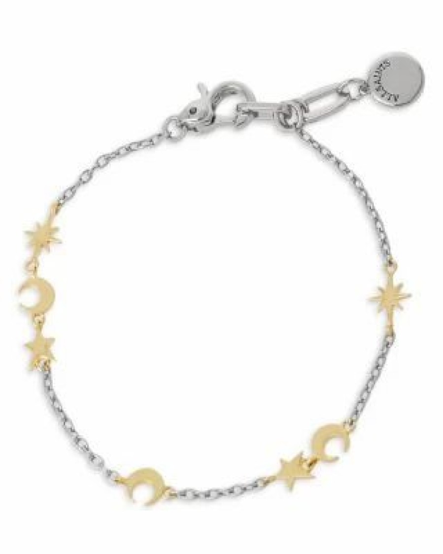 Accessory * | Celestial Charm Station Bracelet Allsaints Gold