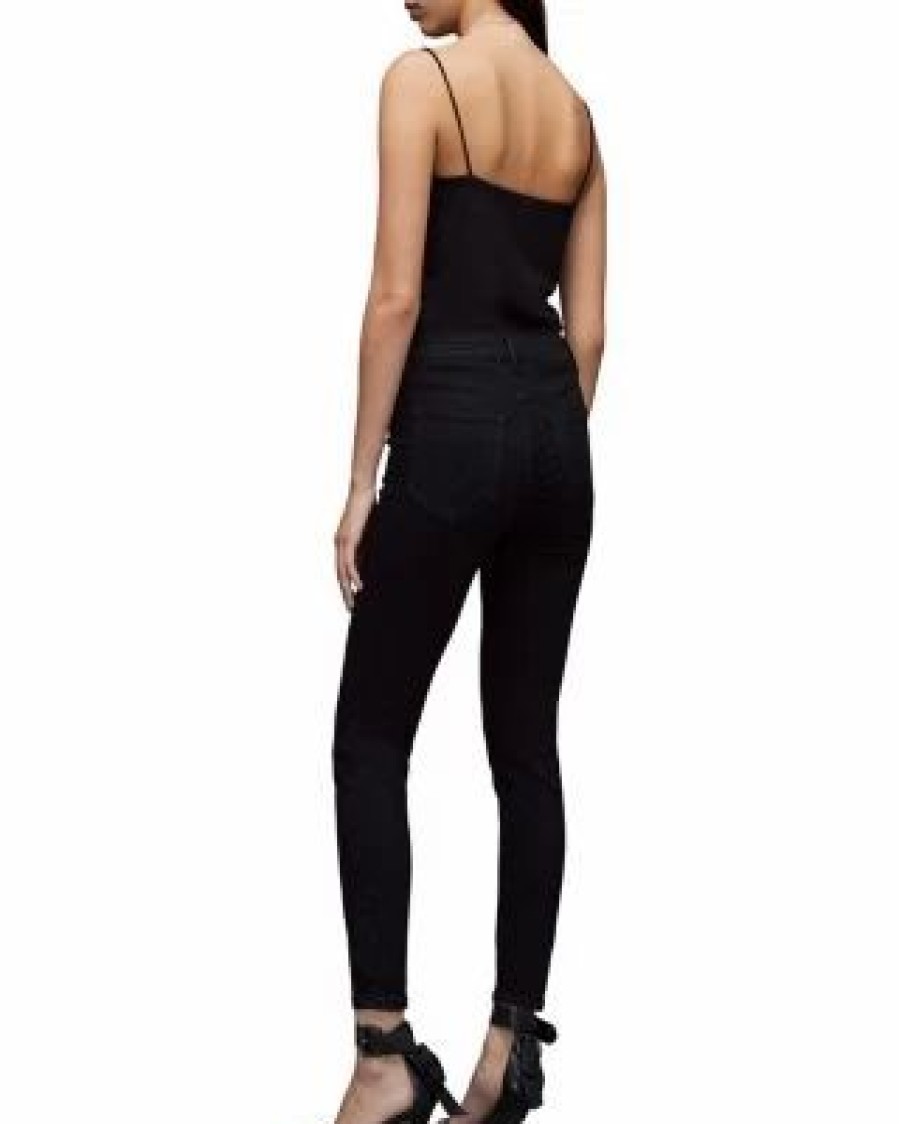 Women * | Miller Size Me Skinny Jeans In Allsaints Black