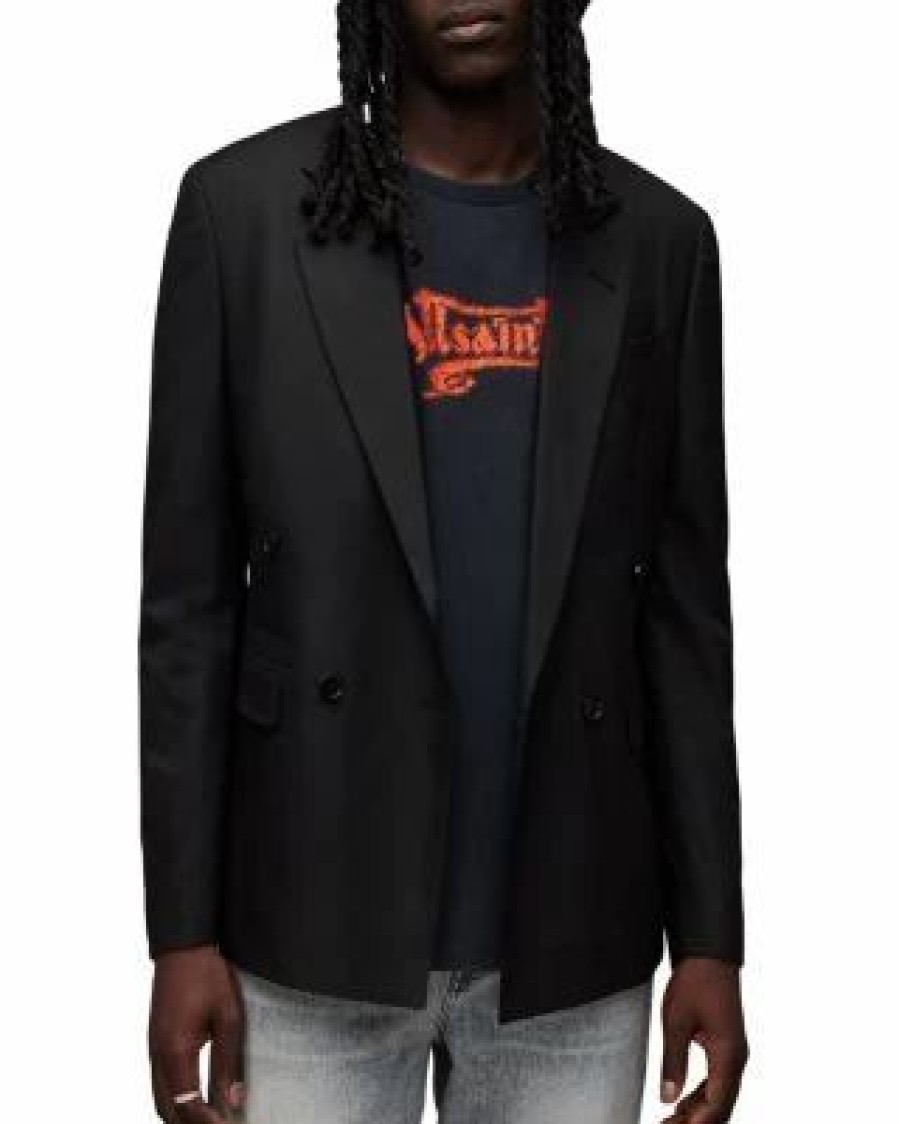 Men * | Evar Blazer Allsaints Black