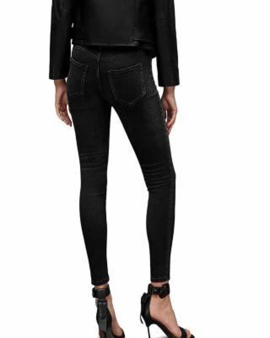 Women * | Miller Sizeme Jeans In Washed Allsaints Black