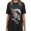 Women * | Stardust Boyfriend Graphic Tee Allsaints Black