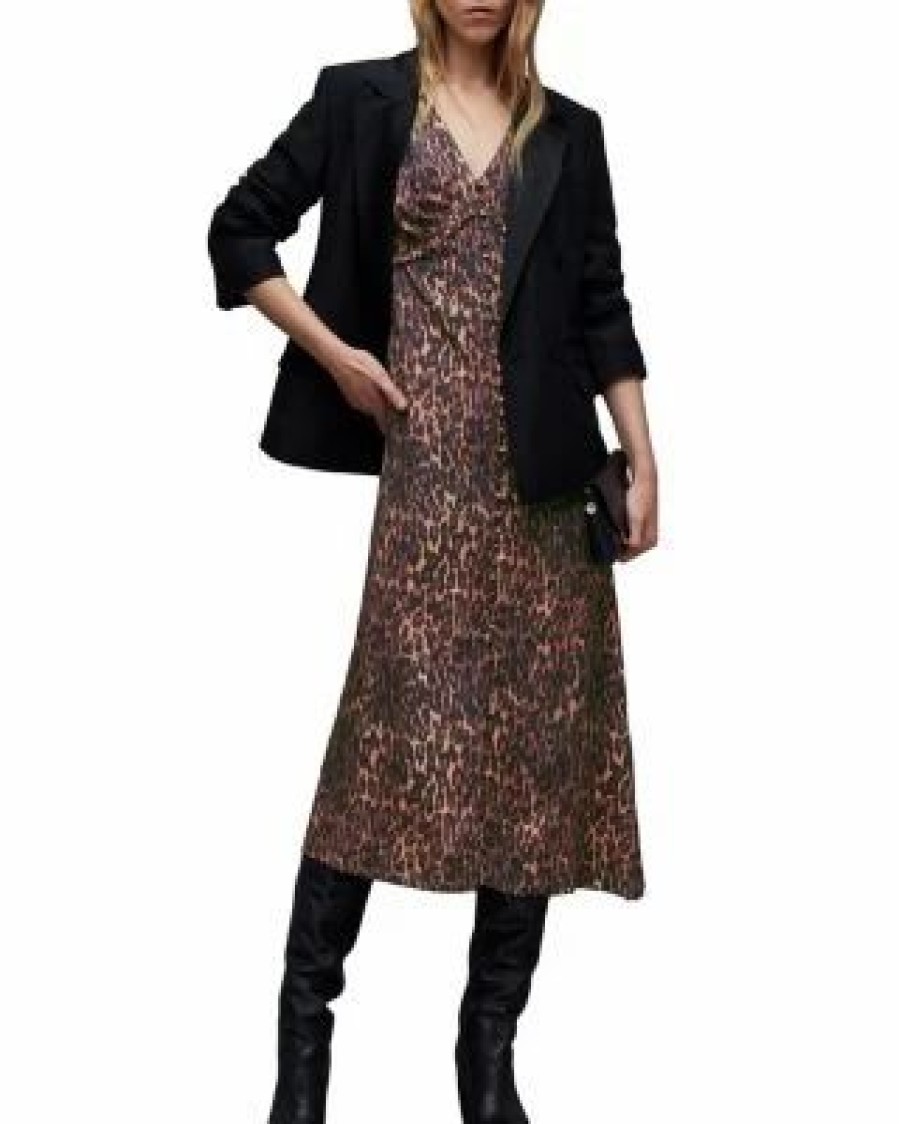 Women * | Drea Anita Dress Allsaints Brown