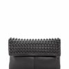 Accessory * | Ezra Pin Studded Leather Crossbody Allsaints Black