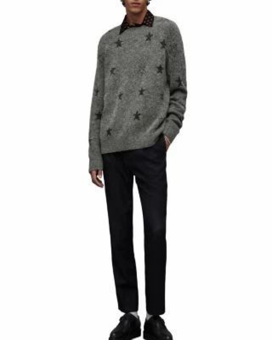 Men * | Odyssey Crewneck Sweater Allsaints Gray