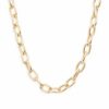 Accessory * | Bamboo Link Collar Necklace, 17 Allsaints Gold