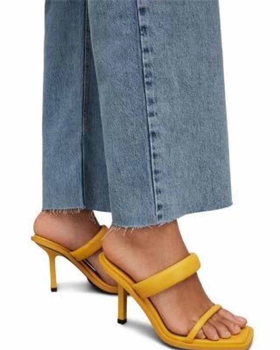 Shoes * | Women'S Ava Slip On High Heel Sandals Allsaints Yellow