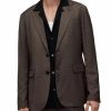 Men * | Lowdes Regular Fit Suit Jacket Allsaints Gray