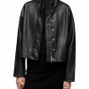 Women * | Ryder Leather Jacket Allsaints Black