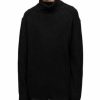 Men * | Varid Relaxed Fit Ribbed Funnel Neck Sweater Allsaints Black