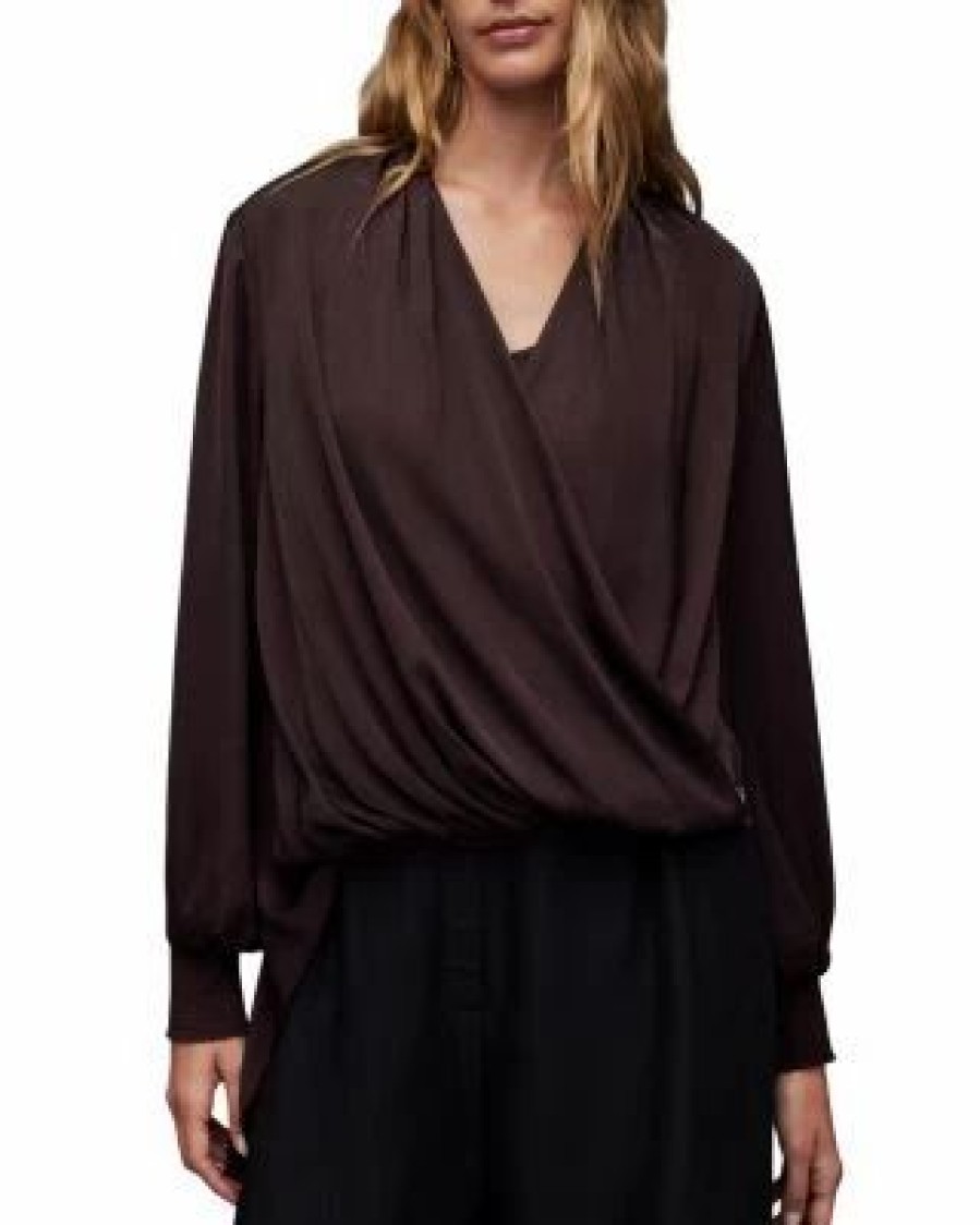 Women * | Abi Draped Top Allsaints