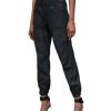 Women * | Val Coated Utility Trousers Allsaints Black