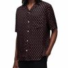 Men * | Stellar Relaxed Fit Shirt Allsaints Black