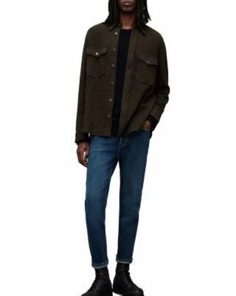 Men * | Pegasus Relaxed Fit Shirt Allsaints Green