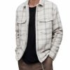 Men * | Vedder Jacket Allsaints Ivory/Cream