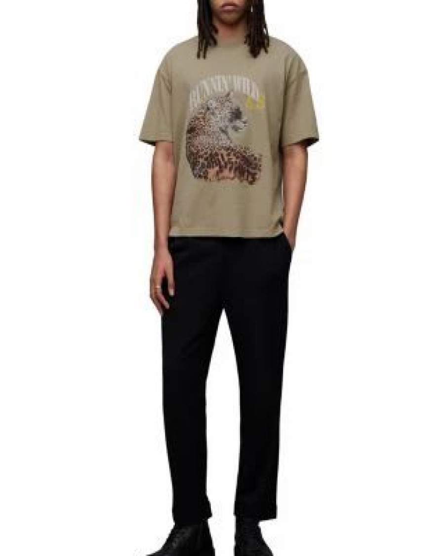 Men * | Species Oversized Graphic Tee Allsaints