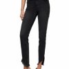 Women * | Dax Asymmetric Hem Skinny Jeans In Washed Allsaints Black