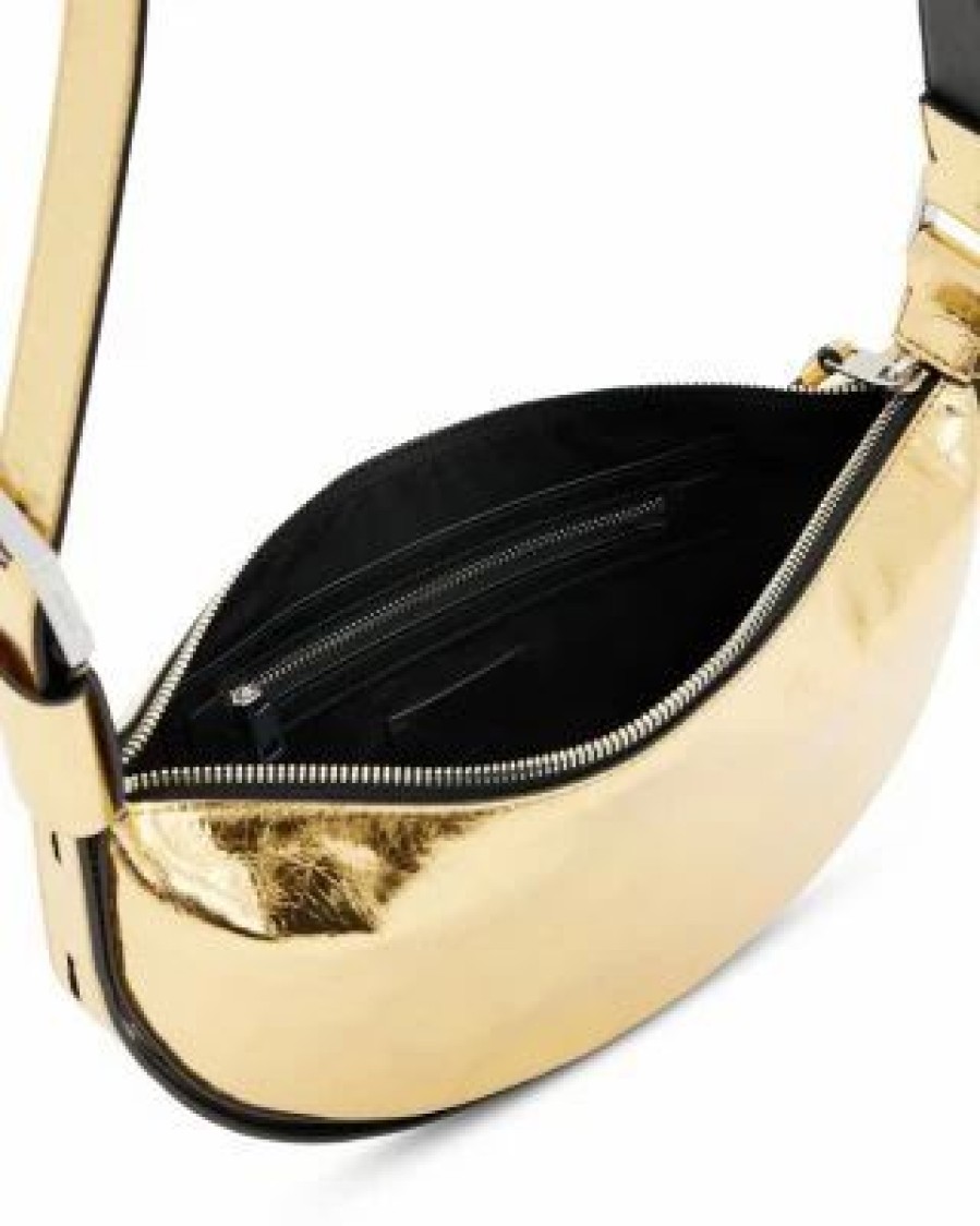 Accessory * | Half Moon Small Metallic Crossbody Allsaints