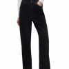 Women * | Hailey Wide Leg Jeans In Washed Allsaints Black