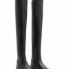 Shoes * | Women'S Leona Tall Straight Riding Boots Allsaints Black