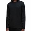 Men * | Rowe Relaxed Fit Crewneck Sweater Allsaints Black