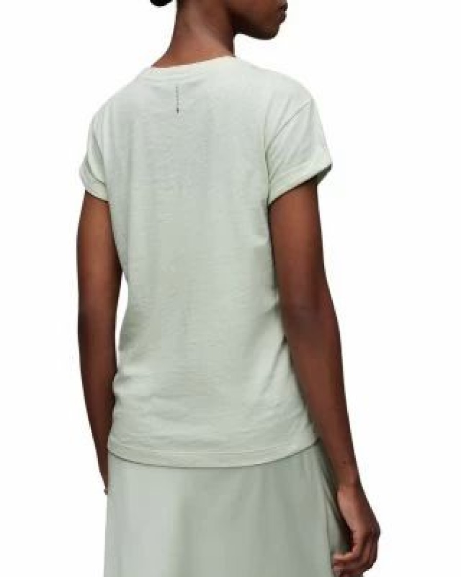 Women * | Anna Cuffed Sleeve Tee Allsaints