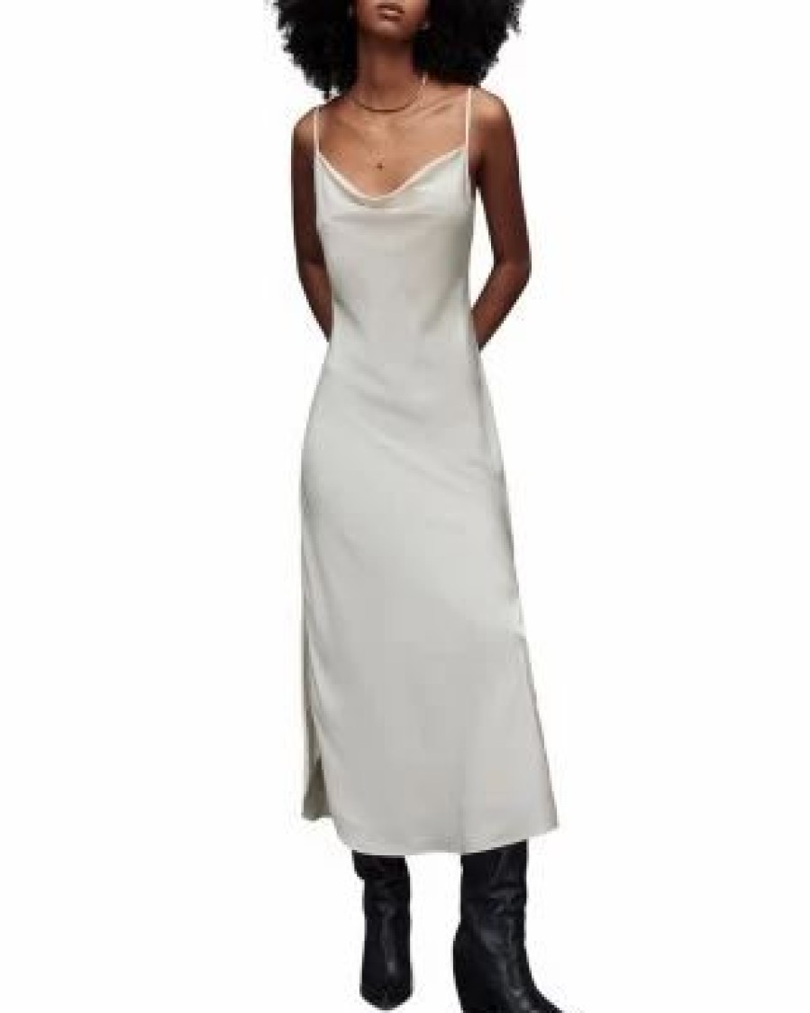 Women * | Hadley Cowl Slip Dress Allsaints