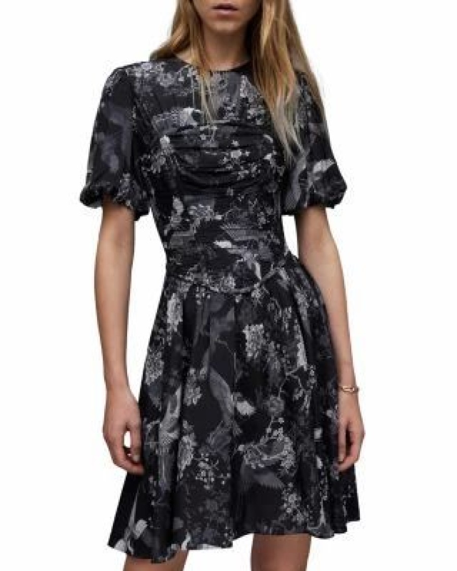 Women * | Ali Peggy Dress Allsaints Black