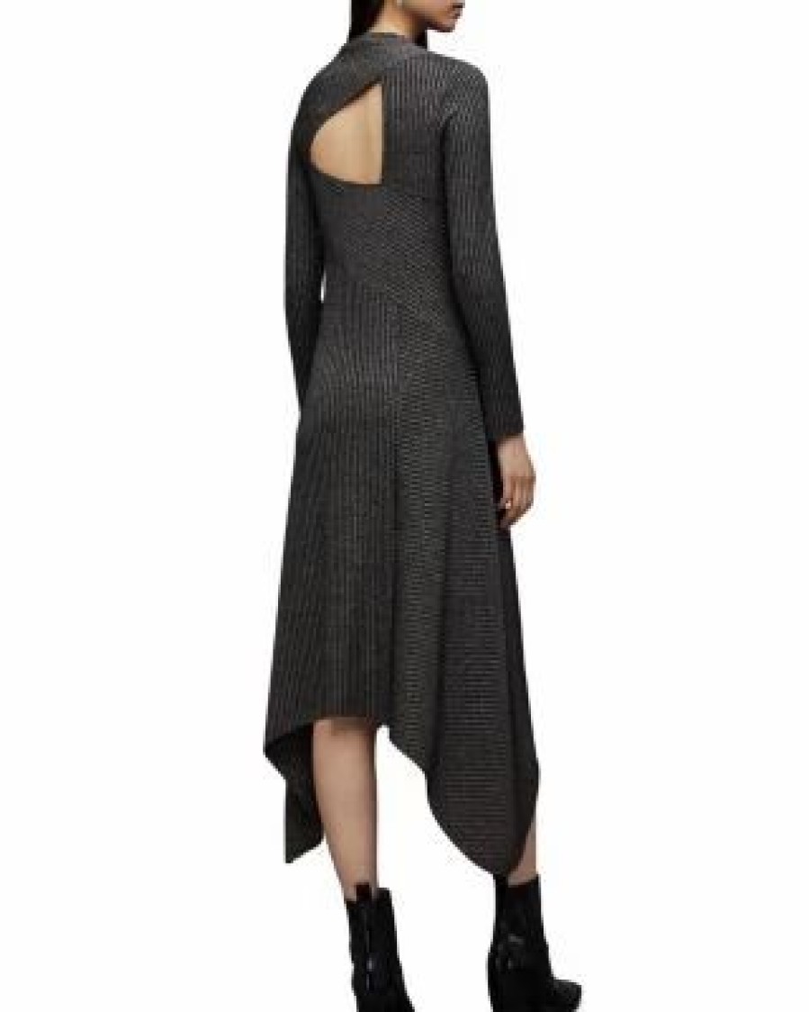 Women * | Gia Sparkle Dress Allsaints Black