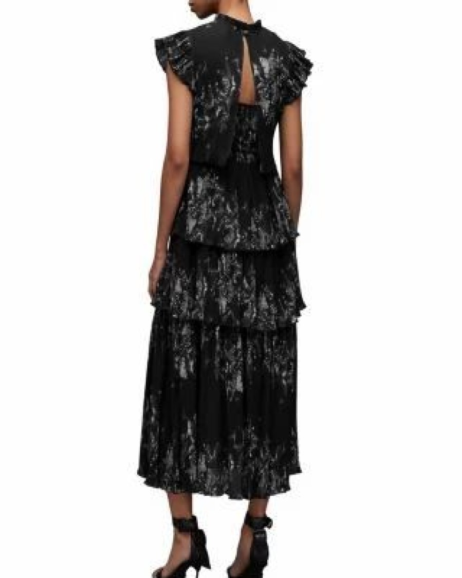 Women * | Madi Diana Dress Allsaints Black