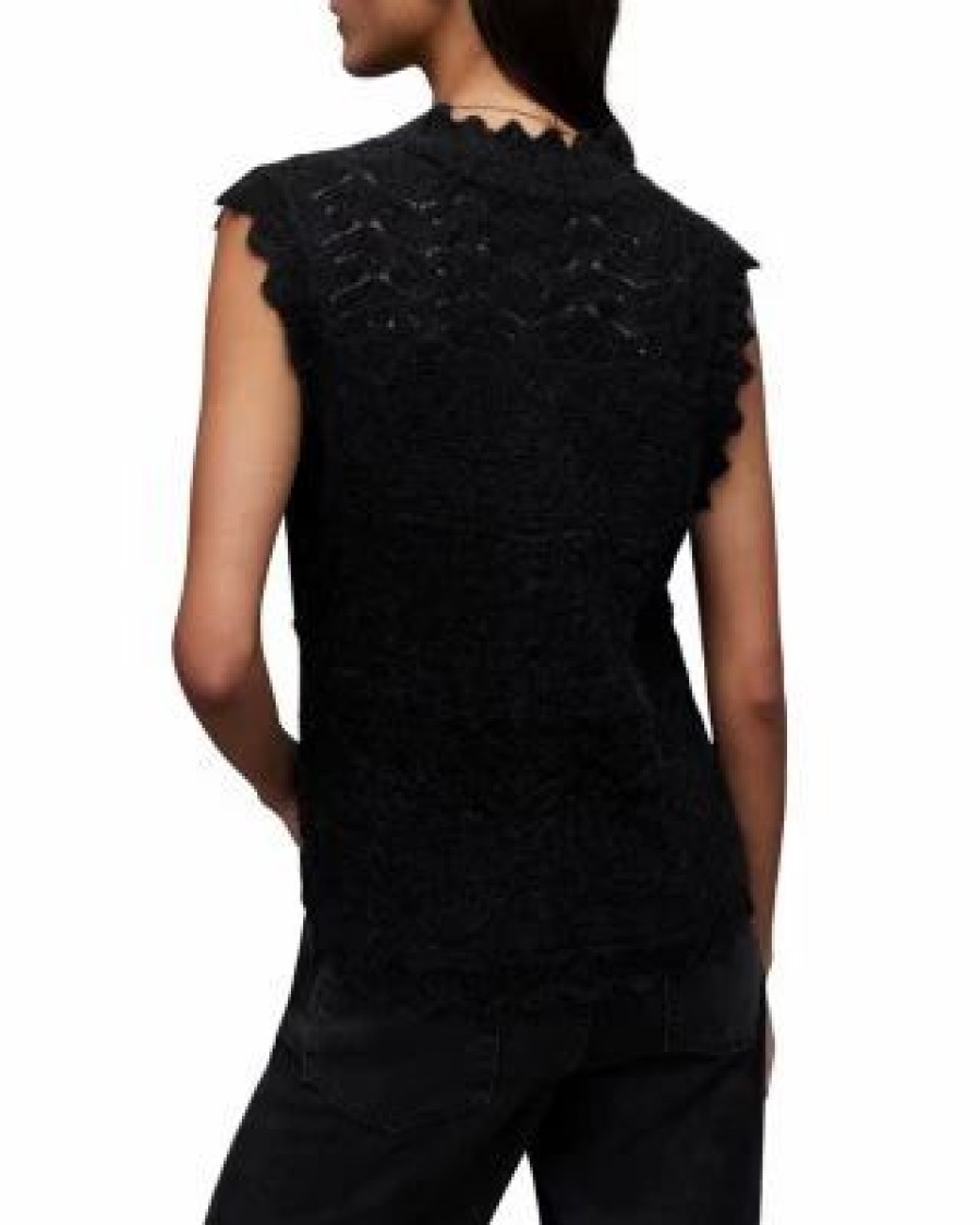 Women * | Vanessa Sleeveless Sweater Top Allsaints