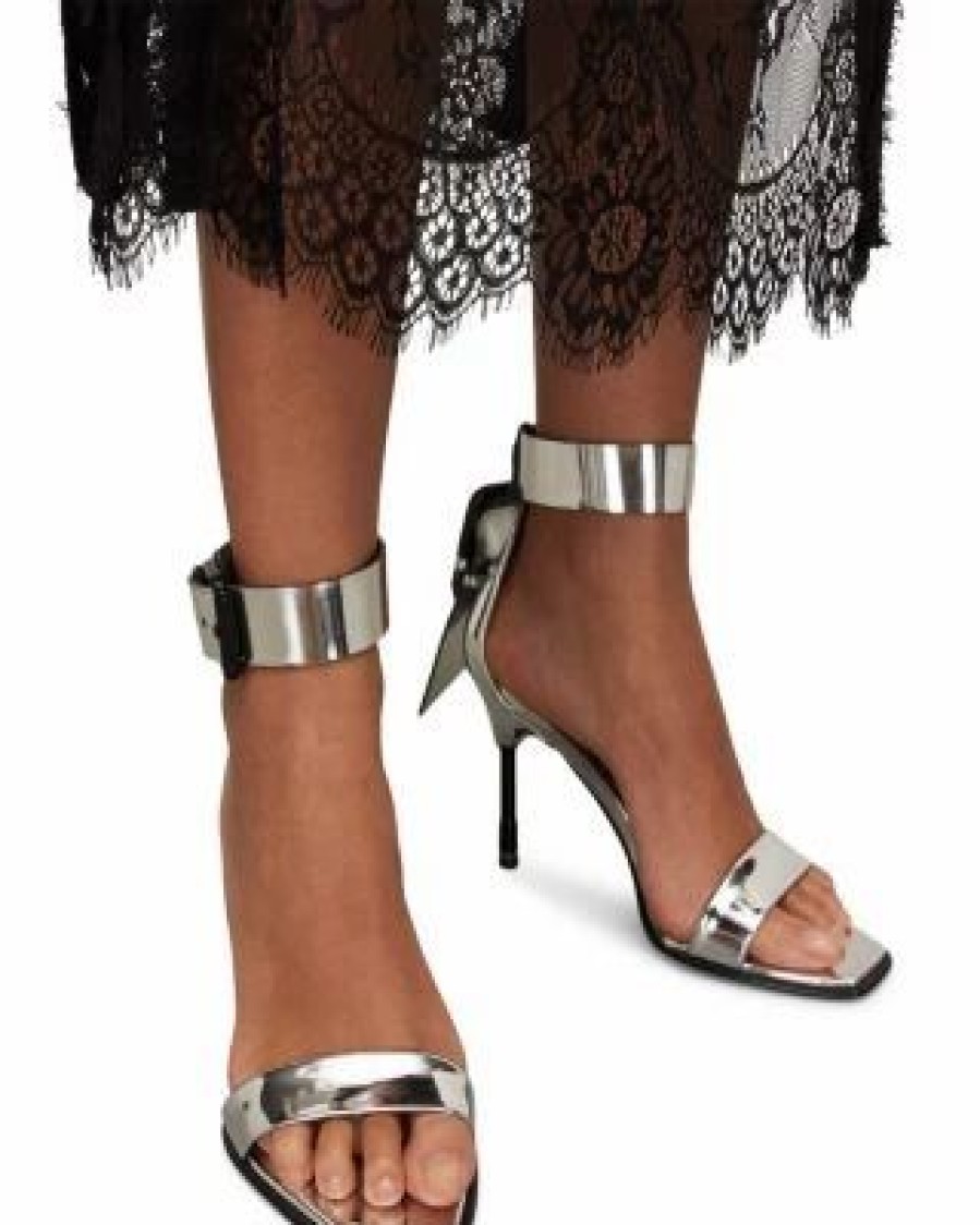 Shoes * | Women'S Noir Ankle Strap High Heel Sandals Allsaints