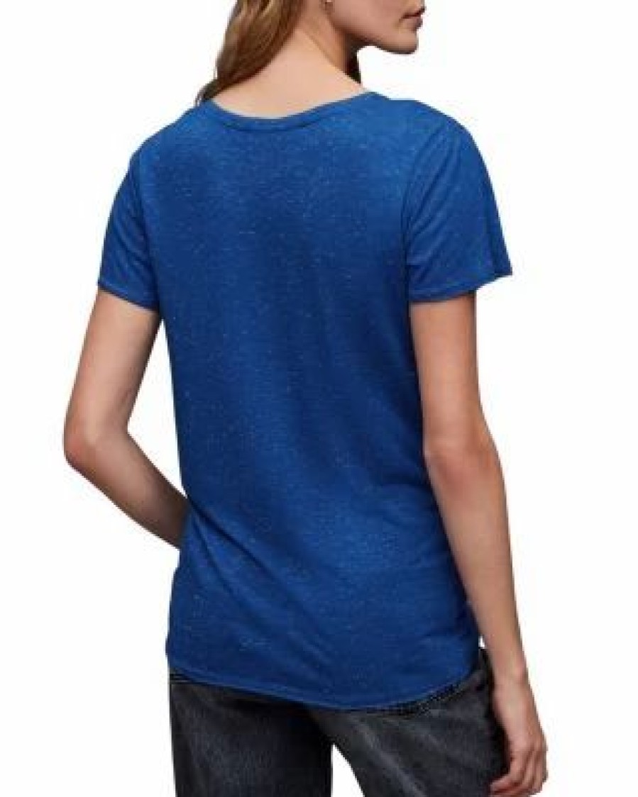 Women * | Emelyn Shimmer Tee Allsaints Blue