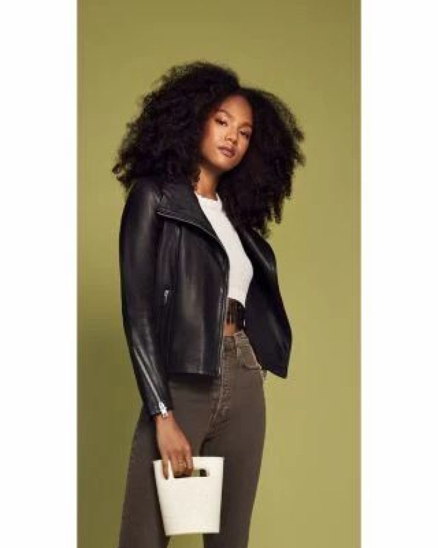 Women * | Ellis Biker Jacket Allsaints Black